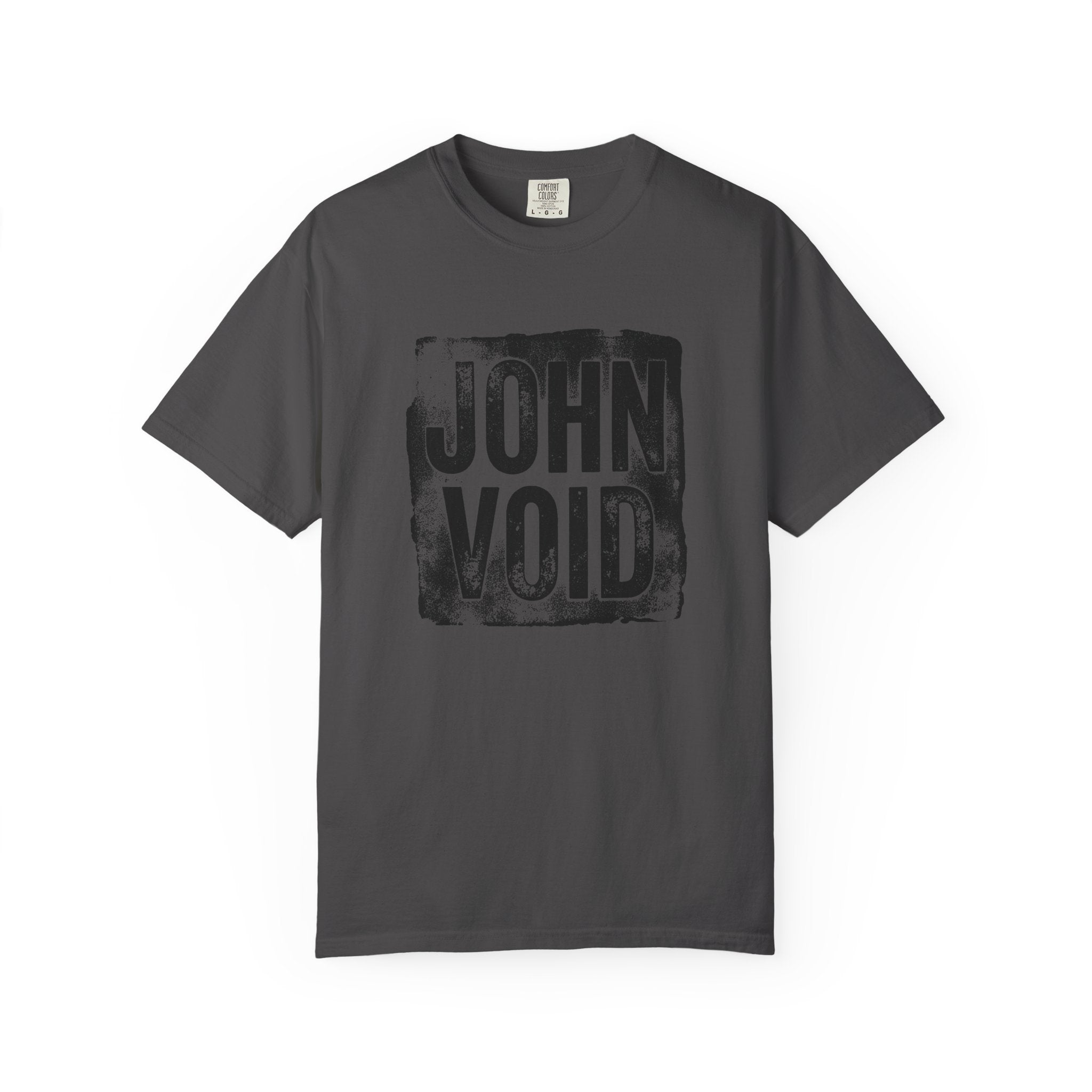 John Void distressed block logo T-shirt | grunge band tee
