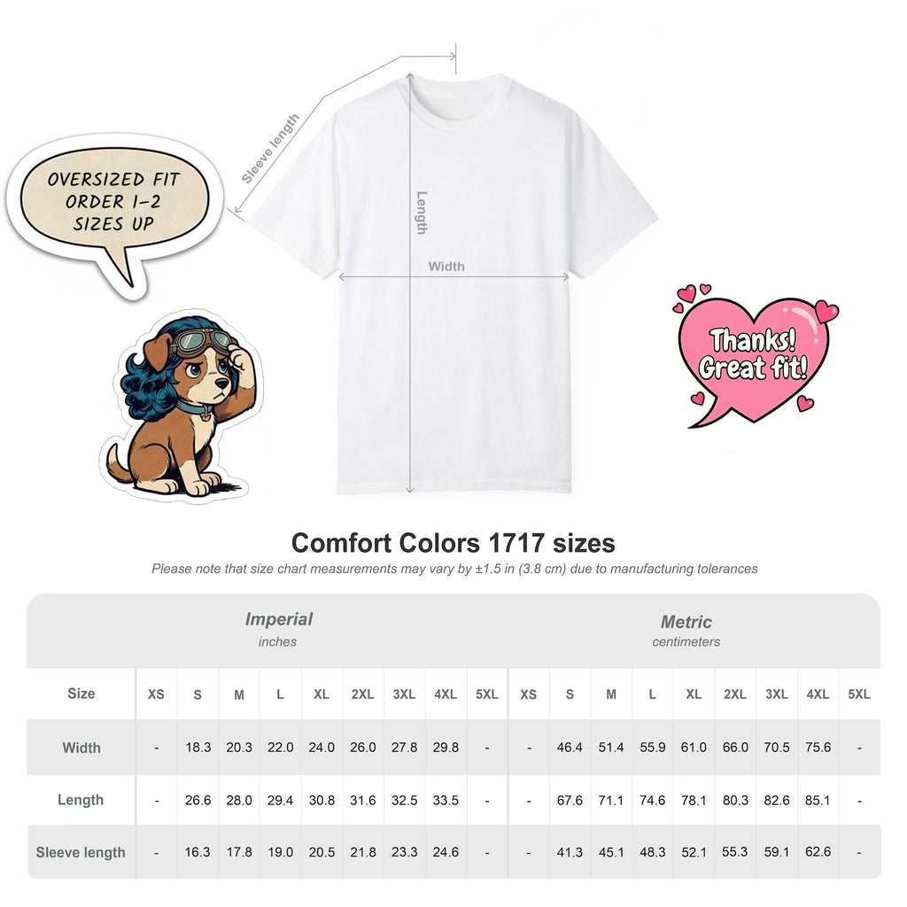 Puppyrella Rose Illustration T-Shirt, Retro Storybook Graphic Tee by John Void