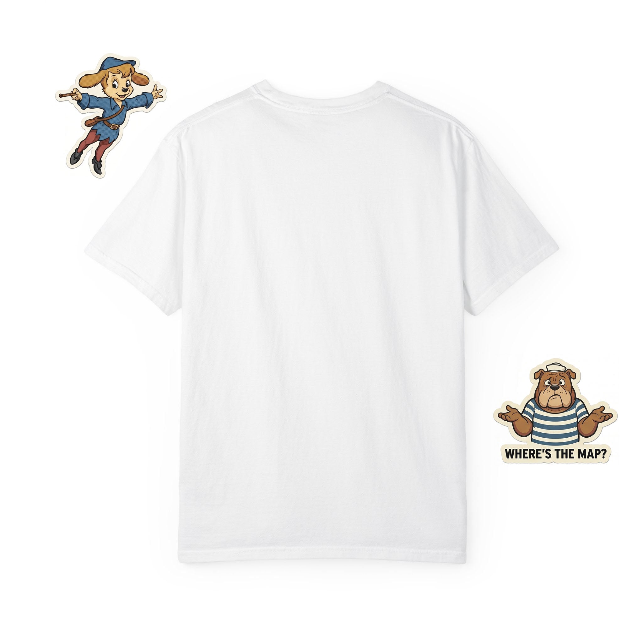 Broc & Sons Sailing Illustration T-Shirt, Retro Storybook Graphic Tee by John Void
