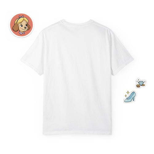 Alice Illustration T-Shirt, Retro Storybook Graphic Tee by John Void