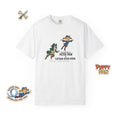 Flying Peter Four Illustration T-Shirt, Retro Storybook Graphic Tee by John Void