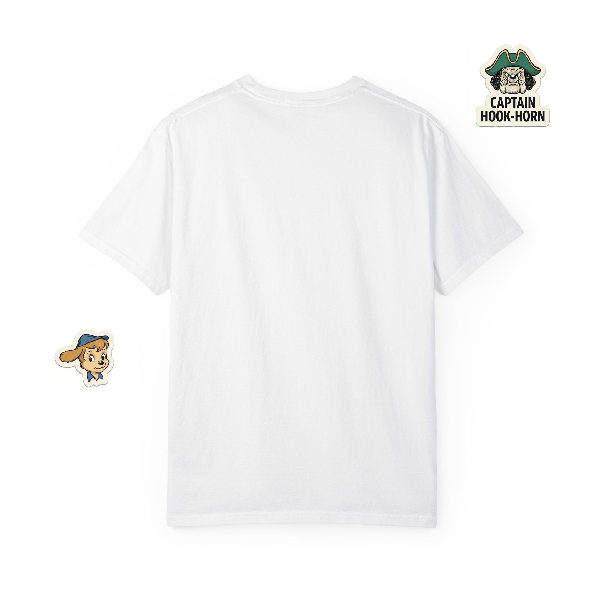 Flying Peter Four Illustration T-Shirt, Retro Storybook Graphic Tee by John Void