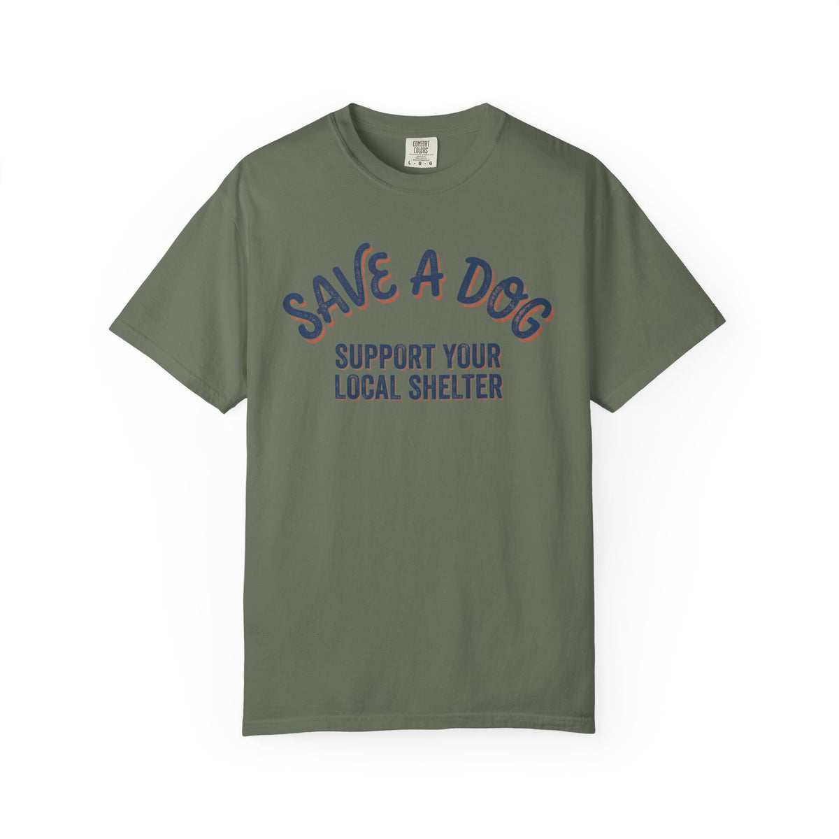 Save a Dog Support Your Local Shelter T-Shirt | Animal Rescue Tee