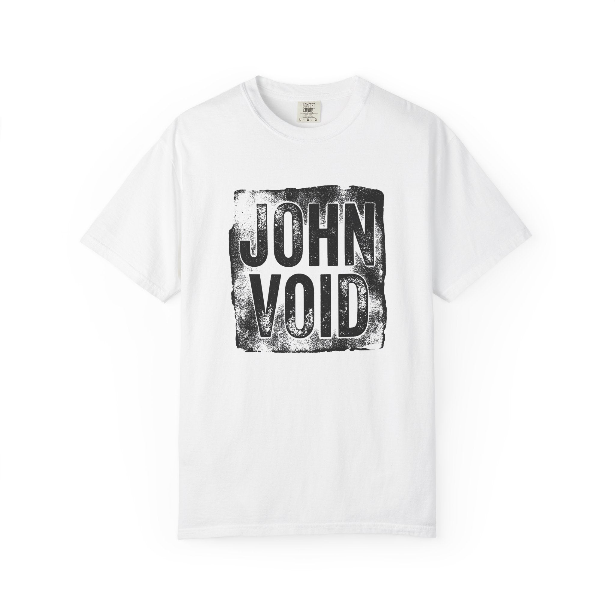 John Void distressed block logo T-shirt | grunge band tee