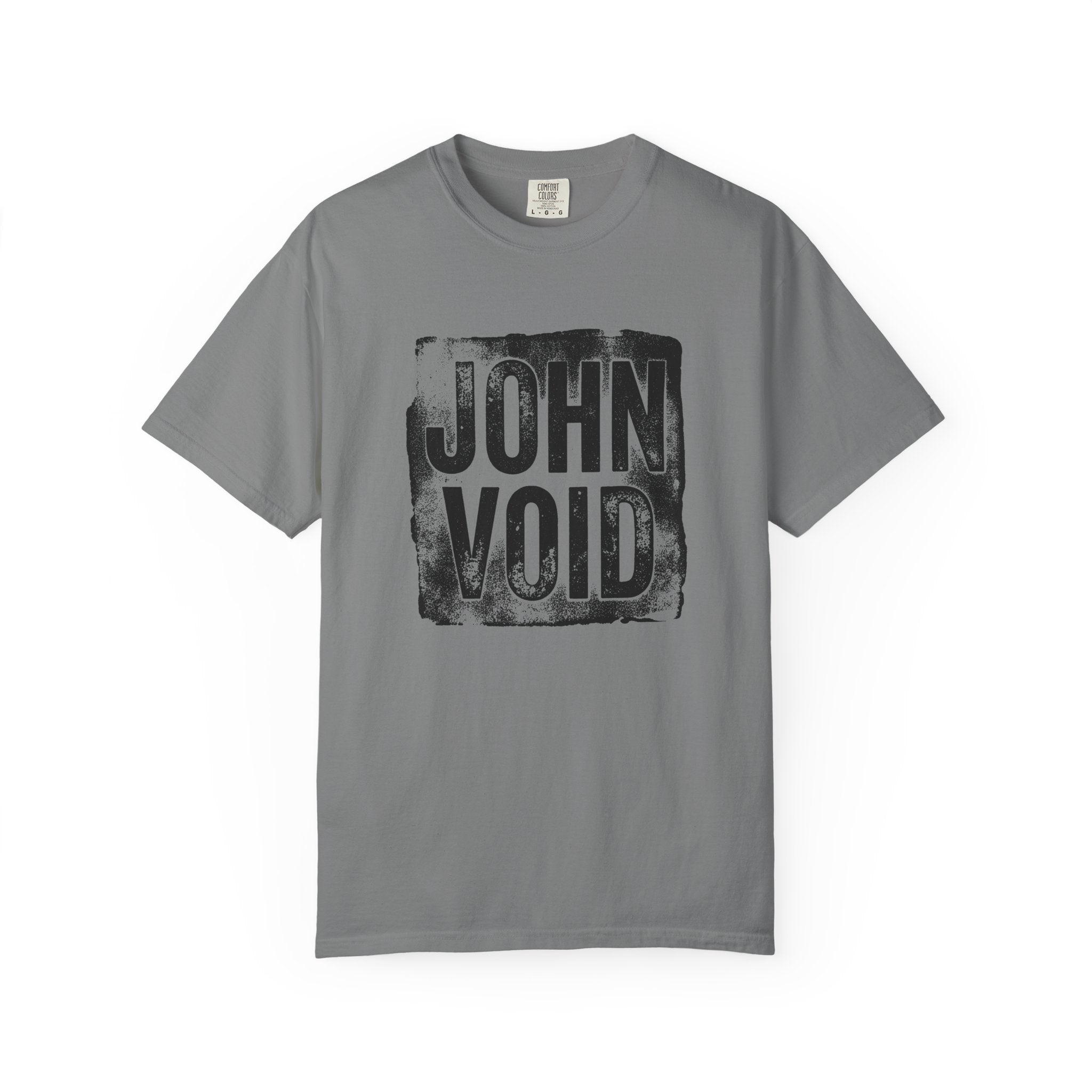John Void distressed block logo T-shirt | grunge band tee