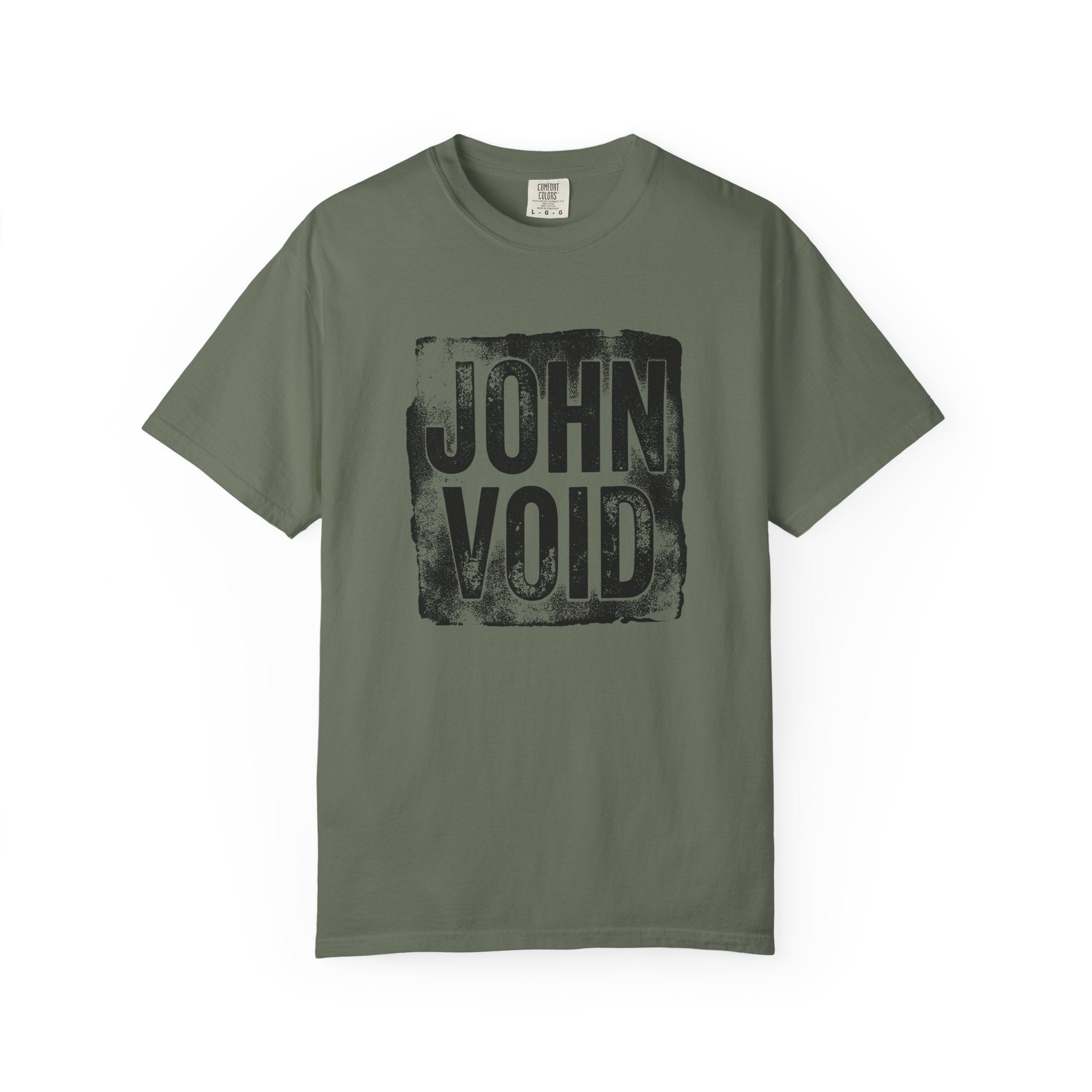John Void distressed block logo T-shirt | grunge band tee