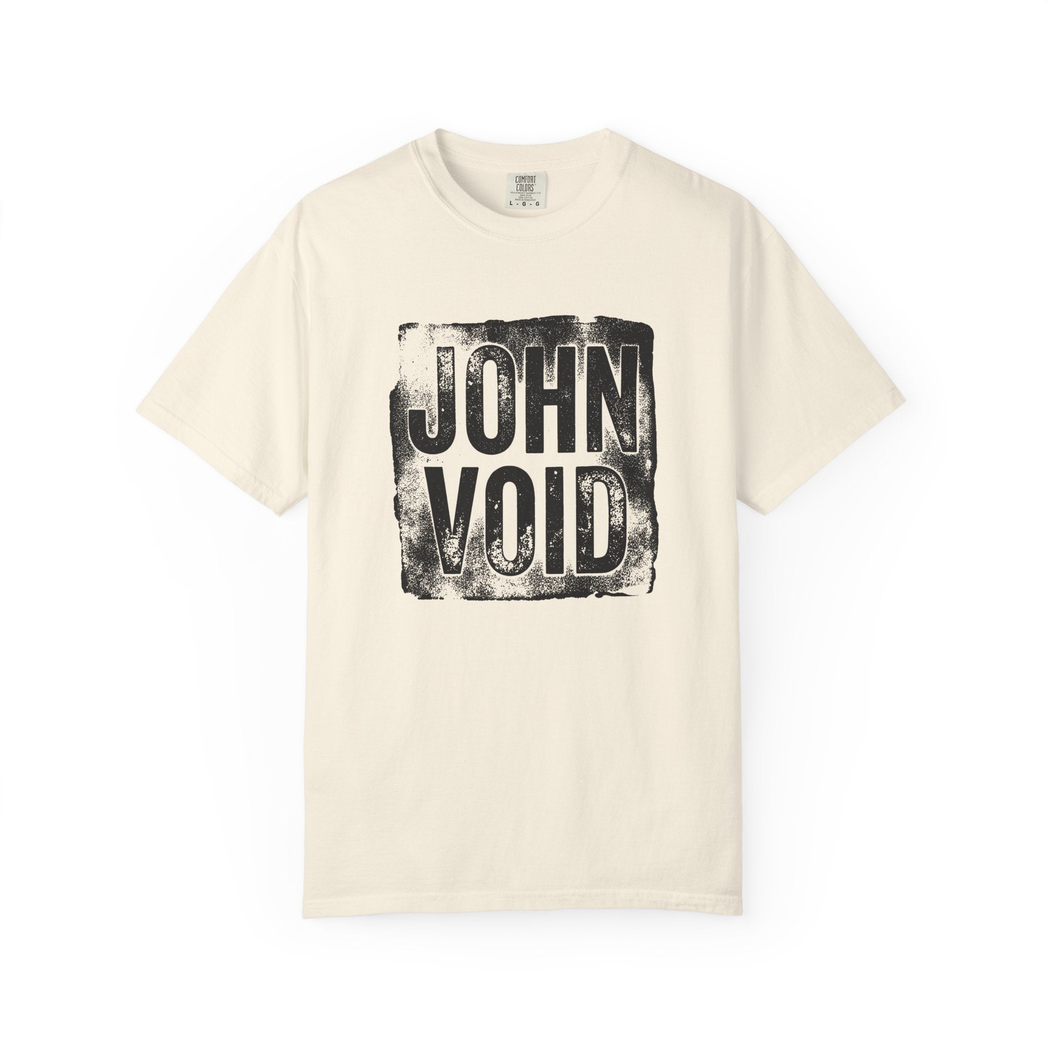 John Void distressed block logo T-shirt | grunge band tee